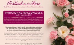 Invitation au repas d’accueil le jeudi 4 septembre 2025