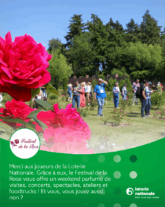 La Loterie Nationale, fier partenaire du Festival de la Rose