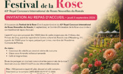 Invitation au repas d’accueil le jeudi 3 septembre 2026